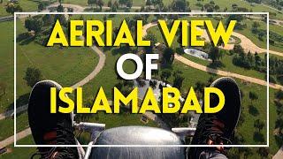 Aerial view of Islamabad Margalla Hills | F9 Park  by powered parachute