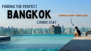 Starting my nomadic journey | Finding the perfect Bangkok condo stay ️ 