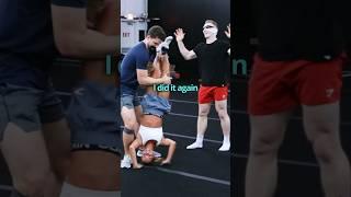 She's not innocent either  #cheer #stunt #shorts