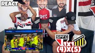 REACT SÃO PAULO 1 (4)X(5) NOVORIZONTINO - ELIMINADOS! FORA CARPINI