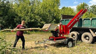 Who needs FREE Firewood? Just look at this machine! The best wood chipper