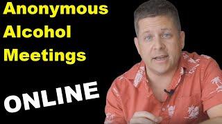 LIVE Online Anonymous Recovery Meetings For Alcoholics (12 step and non 12 step)