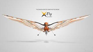 X Fly By Bionic Bird - The sensor assisted ornithopter drone