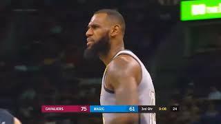 LeBron James PUNCHES Evan Fournier in the Face & Checks on Him! Cavaliers vs Magic February 6, 2018