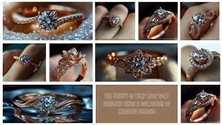 The Beauty of Tulip Rose Gold Diamond Rings A Collection of Exquisite Designs