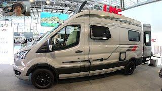 LMC Innovan 592 RV compact Camper Van Ford Transit Camping car walkaround and interior V1601