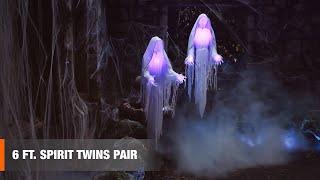 Home Depot Halloween 2022 - 6 ft Spirit Twins [Grave and Bones]