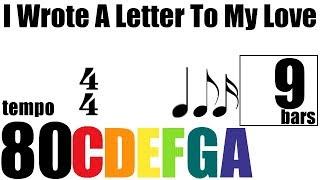 Recorder Hero: I Wrote A Letter To My Love