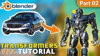 Blender Tutorial Transformers VFX Animation - Part 02