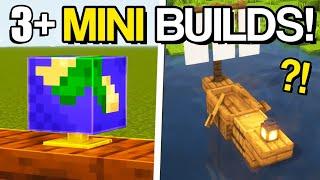 Minecraft 3+ Mini Builds Tutorial!