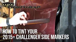 How To Tint 2015+ Challenger Side Markers in Dark Carbon from Luxe Auto Concepts