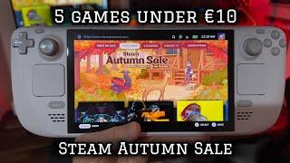 Steam Autumn / Fall 5 games under €10 for your Steam Deck