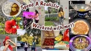 SPEND REALISTIC WEEKEND WITH MEWEEKLY Grocery HaulINDIAN MOM VLOGGER WEEKEND ROUTINE in USA,H4