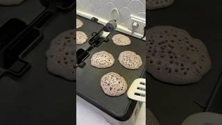 Панкейки рецепт. Ягодные панкейки. Завтрак идея.