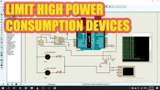 How to limit high power consumption devices using Arduino.