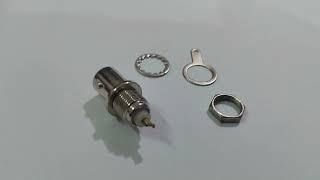 BNC F BH Solder Connector for Coaxial Type