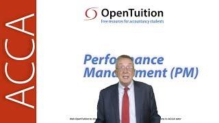 Introduction to the ACCA Performance Management (PM) Exam