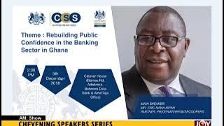 Chevening Speakers Series - AM Show on JoyNews (5-12-18)