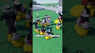 Mickey forms an ARMY  #roblox #funny