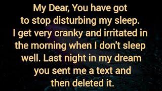 DM TO DF  TODAY - Last night in my dream you sent me a text and then deleted it.