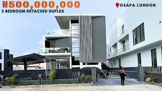 INSIDE THIS 500,000,000 MILLION NAIRA ($666,666) 5 BEDROOM DETACHED DUPLEX IN LEKKI, LAGOS NIGERIA