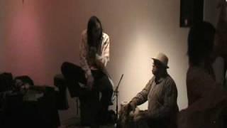 Percussion jam (cajon and tabla) Sahira at Synergy: Spacetaker.org's 2009 Gala