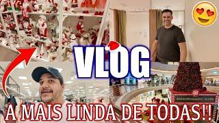 THE MOST BEAUTIFUL CHRISTMAS STORE IN CURITIBA RODRIGO RAN TO SHOPPING!! + THE MALL ALL DECORATED