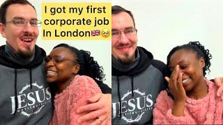 SURPRISE!! I GOT MY FIRST CORPORATE JOB IN THE UK!*MANTA SLEEP*