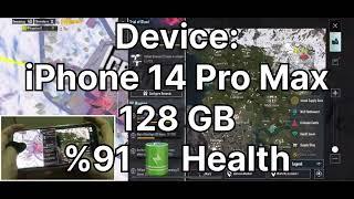 iPhone 14 Pro Max PUBG Mobile HANDCAM 4 Finger Gameplay 