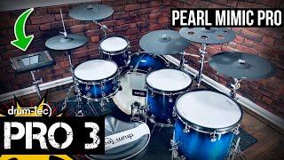 Pearl Mimic Pro sound module with drum-tec pro 3 HOTSPOTLESS electronic drums