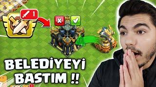 LİG İÇİN BELEDİYEYİ BASTIM !! - Clash Of Clans