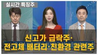 [실시간 특징주] 신고가 급락주·전고체 배터리·친환경 관련주 김민수 레몬리서치 대표 , 이상엽 레몬리서치 이사