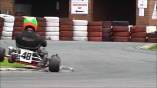 Pure sound - Mike Spencer racing a retro 100cc kart. Inc Formula K 135cc