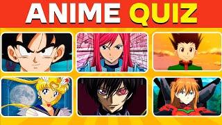  ANIME QUIZ | Can You Name ALL 40 Anime Characters? ️