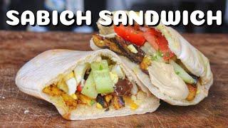 SABICH SANDWICH - israelisches STREET FOOD SANDWICH für ZUHAUSE - deutsches BBQ-Video - 0815BBQ