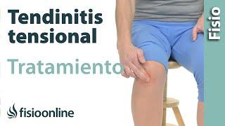 Tendinitis rotuliana de rodilla - Tratamiento con ejercicios, automasajes y estiramientos