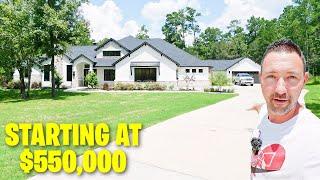 Massive HOUSTON TEXAS Custom New Construction Homes on ACREAGE for Cheap! [Republic Grand Ranch]