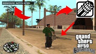 Secret Minigun cheat code  in Gta San Andreas