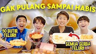 REKOR! MUKBANG 50 TELUR SEKALIGUS! GAK PULANG SEBELUM HABIS!