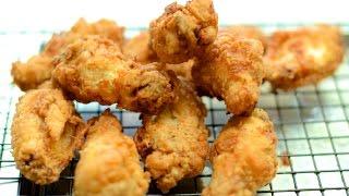 Double Fried Crispy Chicken Wings Recipe  / English Subtitles