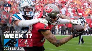 Carolina Panthers vs. Tampa Bay Buccaneers Game Highlights | 2024 Week 17