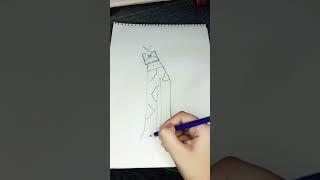 Dress tutorial || #art #tutorial #easy #girl #dress #drawing #viralvideo #viralshort #viralshorts