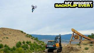 THE BIGGEST BACKFLIP OF MY LIFE!  Matt Macduff's Big Air Compound