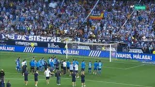 Afición del Málaga aplaude a sus jugadores mientras Munir llora tras su error | Málaga 0-1 Deportivo