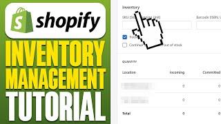 Shopify Inventory Management Tutorial For Beginners | How To Manage Inventory On Shopify 2024