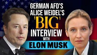 Musk Interview LIVE: Elon Musk-Alice Weidel Interview on X | Germany Election News | European Union