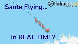 Santa Claus is on Flightradar24