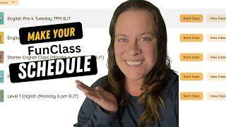 How to set up your online teaching schedule on FunClass & Invite Students