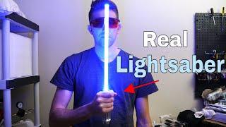 Making a Real Lightsaber Using Rydberg Atoms and Photonic Molecules