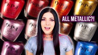 OPI Fall 2024 Metallic Mega Mix Nail Polish Collection Swatches! || KELLI MARISSA